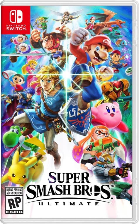 Game cover of Super Smash Brothers: Ultimate for Nintendo Switch